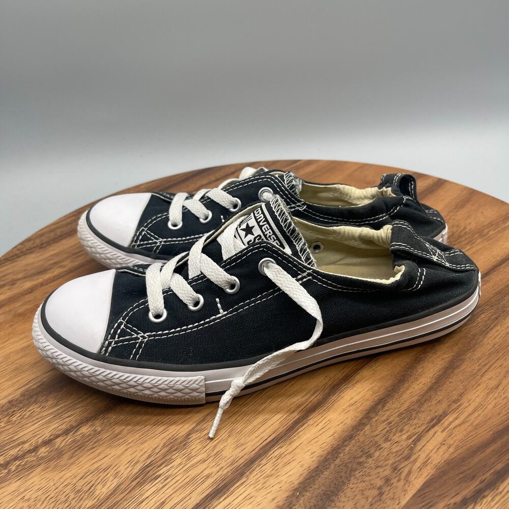 Converse Shoreline Shoes Junior Size 5 Black Skate School Comfort Casual Sneaker - Picture 3 of 8
